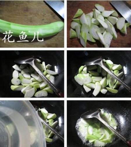 榨菜丝豆腐煮长瓜的做法步骤3-4