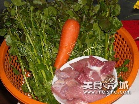 瘦肉煲西洋菜的做法