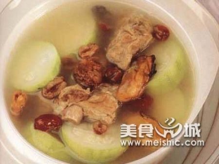 小豆节瓜淡菜汤