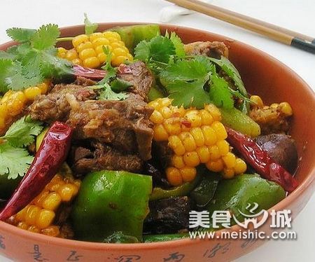 香辣狗肉煲的做法