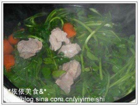 西洋菜蜜枣猪腱肉汤9