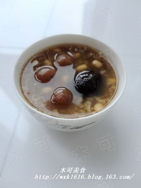 红枣桂圆黄豆粥