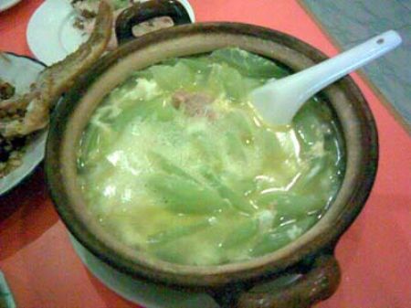 白瓜咸鸭蛋紫菜汤
