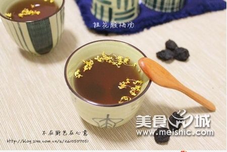 怎么做桂花酸梅汤