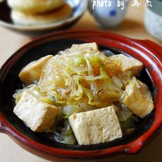 白菜炖豆腐粉条的做法步骤