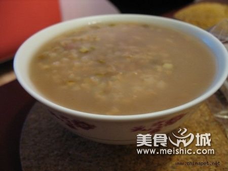 绿豆金银花粥