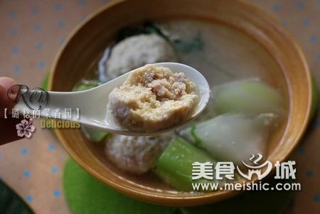 豆腐丸子棒菜汤的做法