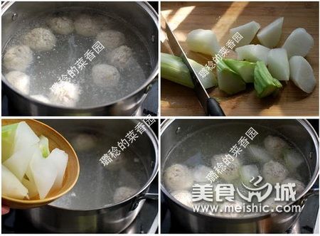 豆腐丸子棒菜汤