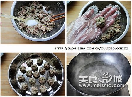 椿香豆腐丸子的家常做法