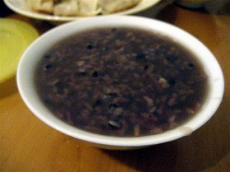 阿胶紫米粥