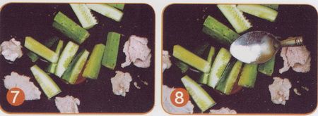 金银花黄瓜肉片汤做法步骤1-2