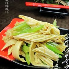 姜汁腐竹拌芹菜的做法步骤