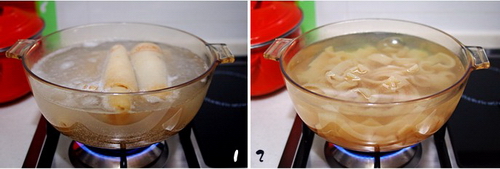 水晶肉皮冻步骤1-2