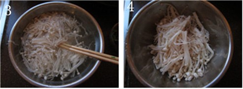 椒油金针菇步骤3-4