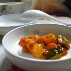 韩版泡菜之一—辣三丁的做法步骤